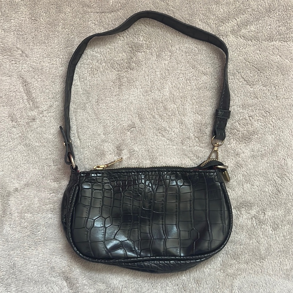 ‼️ Crocskin Shoulder Bag